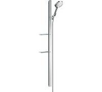 Hansgrohe Set de douche Raindance Select S 120 3 jets, barre 150 cm, porte-savon chromé