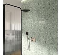 Ideal Standard Ceratherm Navigo Solos Ensemble de douche encastré avec mitigeur thermostatique, BE126AA,