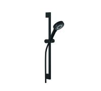 Kludi Dive - Set pommeau de douche, barre et flexible, noir mat 6861039-00
