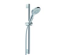 Kludi Dive - Set pommeau de douche, barre et flexible, 3 jets, chrome 6963005-00