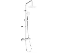 Mexen KX67 ensemble de douche en saillie avec douche pluie et mitigeur thermostatique, chrome/blanc - 771506791-00 1967 5907709141711