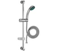 Ensemble de douche monojet ECO avec barre 60cm et flexible 175cm - - E14320-CP