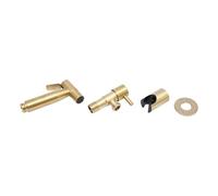 Ensemble de douche pour bidet doré - Douchette murale avec tuyau pour salle | Ensemble de douche de bidet doré - Montage mural - Acier inoxydable 304 et laiton - Tuyau de 1,5 m - Pour salle de sport, spa