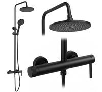Ensemble De Douche Rea Rivo Js-7028B Noir