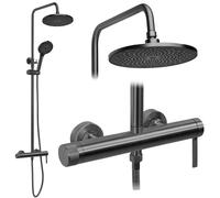 Ensemble De Douche Rea Rivo Js-7028Gg Titane