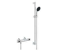 Ensemble de douche thermostatique GROHE Precision Flow 1 jet chromé