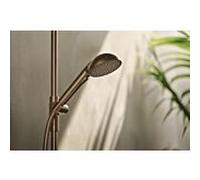 Hansa Aurelia - Set pomme de douche, barre et flexible, 3 jets, bronze brossé 4717012081