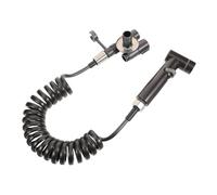 Ensemble de Douchette de Bidet Portable pour Toilettes, Double Commande | Cuivre, PU et ABS, Montage Latéral, Jet Doux à Puissant, pour Salles de Bain Compactes
