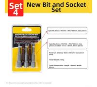 Ensemble de Douilles Aimantées pour Perceuse, Acier Chrome Vanadium | Kit Embouts Aimantés Robustes, Douilles Extension Mécanique, Ensemble Outils Serrage pour précis