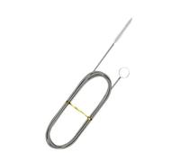 Ensemble de dragage pour canalisations de réfrigérateur - Longue brosse à récurer flexible - Outil de dragage - Brosse de nettoyage de tube