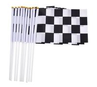 Ensemble de drapeaux de course - Fanion à main, drapeau décoratif à pointe de lance | Accessoire d'événement sportif, drapeaux de contrôle de voiture, fournitures de célébration décoratives