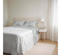 Ensemble de draps en Coton Ida, lit Double, modèle : ermes, confectionné en Italie