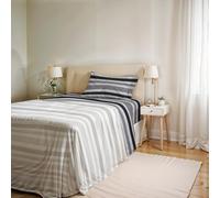 Ensemble de draps en Coton Ida, lit Simple, modèle : Demetra, confectionné en Italie