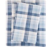 Ensemble de draps en flanelle 100% coton, doux et chauds, avec une poche élastique de 35,5 cm, idéal pour un style de vie confortable, parfait pour les saisons froides, un ensemble de literie douillet
