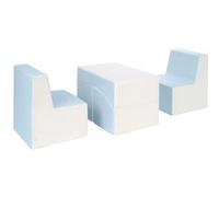 Ensemble de fauteuils chambre enfant blanc bleu pastel Blanc G