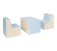 Ensemble de fauteuils chambre enfant rose bleu jaune pastel Blanc G