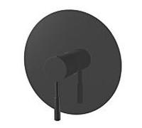 Aqvazone Set de montage final AQVADESIGN pour douche ronde C-Box, noir mat