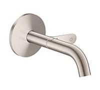 Ensemble de finition pour mitigeur monocommande de lavabo encastré Hansgrohe Axor One, saillie 160 mm, finition inox