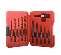 Ensemble de forets à main HSS et adaptateur, extracteur de vis, magasins inclus, CG1593, 5 pièces, 11 pièces 11 PCS Set