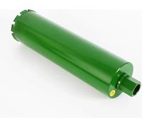 Ensemble de forets à noyau diamantés - Couronne de forage à noyau, 4 pièces - Foret pour béton, sec/humide - Ø 5,6–12 cm - Profondeur de perçage jusqu'à 33 cm - Filetage M22 - Vert