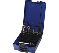 Ensemble de forets coniques DIN 335C 90 degrés 6,3-25mm HSS-Co TiAlN 5 pièces coffret plastique TECWERK