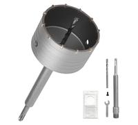 Ensemble de forets de 110 mm avec système SDS Plus, comprenant un foret de centrage de 220 mm, pour murs