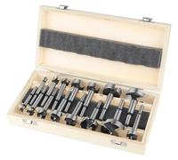 Ensemble de forets Forstner, 15 pièces, pour bois, diamètre 10-50 mm, avec mallette de rangement