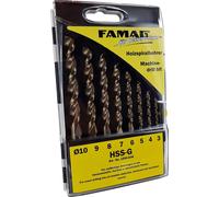 Ensemble de forets hélicoïdaux en bois, 8 pièces, dans un coffret, pour des perçages de précision