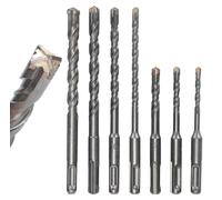 Ensemble de forets SDS Plus, 7 pièces, de diamètre 5/6/8 x 110 mm et 6/8/10/12 x 160 mm