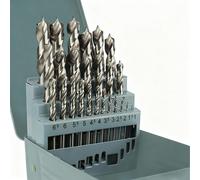 Ensemble de forets spirales en bois, 25 pièces, de 1 à 13 mm, pour bois tendre et bois dur