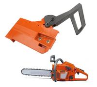 Ensemble de frein de chaîne de tronçonneuse, couvercle d'embrayage, poignée de frein 503498103 de remplacement pour Husqvarna 50 51
