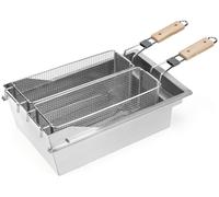 Ensemble de friteuses pour barbecues Weber Spirit et Genesis – Acier inoxydable, poignées amovibles