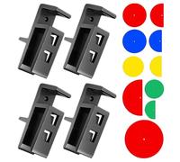 Ensemble de gabarits de travail du bois - Accessoires d'installation de montage de meubles - Outils de traçage du bois - Pour professionnels, femmes, adultes, charpentiers, bricoleurs, rénovateurs de