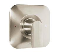 Ensemble de garniture de porte de douche avec technologie d'équilibrage de la pression, panneau de douche avec interrupteurs froids/chauds pour T2471BL Installation facile Poignée à levier unique