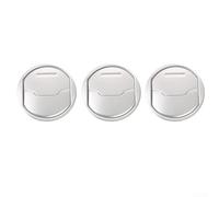 Ensemble de garnitures de sortie d'aération en alliage d'aluminium pour tableau de bord pour Ford Mustang 2015-2023 | Accessoires de décoration pour console centrale argentée | 9 pièces