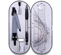 Ensemble de Géométrie, Outils de Géométrie Compas, Ensemble de boussoles et de rapporteurs