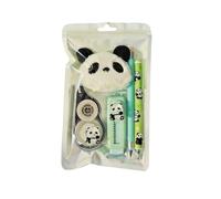 Ensemble de gommes avec motif animal | Crayon enfant avec pendentif en peluche et ruban correcteur pour étudiants, garçons, filles, école, écriture, collège,
