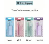 Ensemble de gommes design à pression, 4/Set Gommes à pression automatiques design push-pull, avec 3 recharges, très convenant pour les étudiants, les écoles et les bureaux pour la rentrée scolaire 4 e
