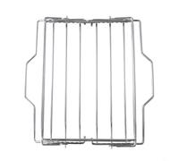 Ensemble de grille à rôtir réglable pour dinde en plein air pour camping, barbecue et pique-nique, en acier inoxydable, design pliable pour économiser de l'espace
