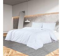 Ensemble de Housse de Couette Blanc 240x220 cm Coton Literie Chambre vidaXL