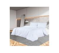 Ensemble de housse de couette Blanc 260x240 cm Microfibre Blanc G