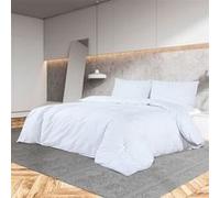 Ensemble de housse de couette Blanc 260x240 cm Microfibre Blanc G