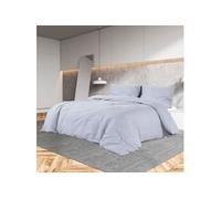 Ensemble de housse de couette Gris 260x240 cm Microfibre légère