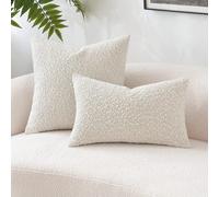 Ensemble de housse de coussin décoratif de luxe, housse de coussin de jet carré texturé en boucle pour canapé pour la décoration de la maison, design tressé moderne, taie d'oreiller seulement, adapté 