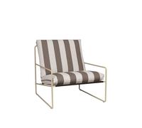 Ensemble de Housses de Coussin Ferm Living Desert à Rayures/chocolat