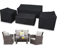 Ensemble de housses pour meubles de jardin, lot de 4, pour une protection optimale en extérieur