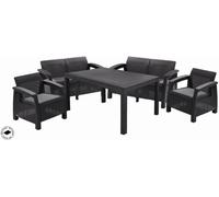 Ensemble de jardin KETER Corfu II Fiesta - graphite
