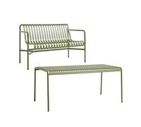 Ensemble de jardin table + banc Dining Palissade LxWxH 170x90x75cm/ WxHxD 128x80x70cm