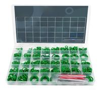 Ensemble de joints toriques de 595 pièces avec 36 tailles pour sanitaires, robinets et joints de voiture, kit d'étanchéité résistant à la chaleur dans une boîte de rangement