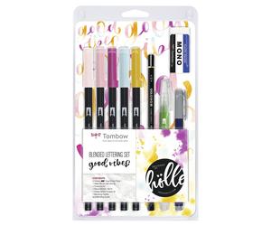 Ensemble de lettrage mélangé Tombow Good Vibes